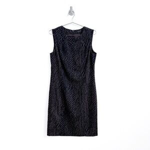 Tahari Mod Animal Print Sheath Dress